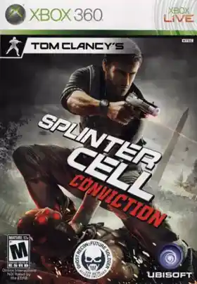 Tom Clancys Splinter Cell Conviction (USA) box cover front